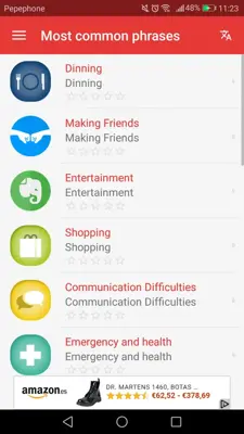 Speak English communication android App screenshot 4