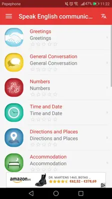 Speak English communication android App screenshot 8